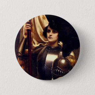 Badge Rond 5 Cm Saint Jeanne d'Arc