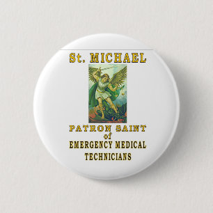 BADGE ROND 5 CM SAINT MICHAEL