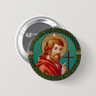 Badge Rond 5 Cm Saint Philippe l'Apôtre (JMAS 10) Tour