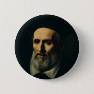 Badge Rond 5 Cm Saint Philippe Neri Deuxième Apôtre de Rome Art