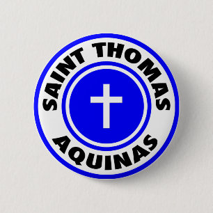 Badge Rond 5 Cm Saint Thomas d'Aquin