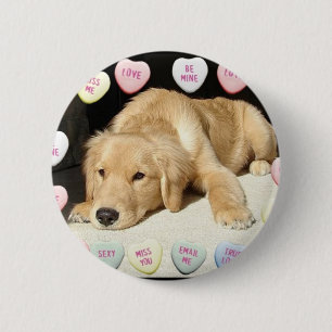 Badge Rond 5 Cm Saint Valentin