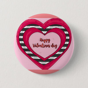 Badge Rond 5 Cm Saint Valentin