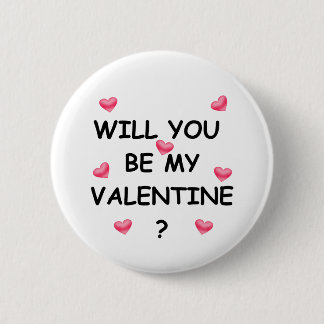 Badge Rond 5 Cm Saint Valentin