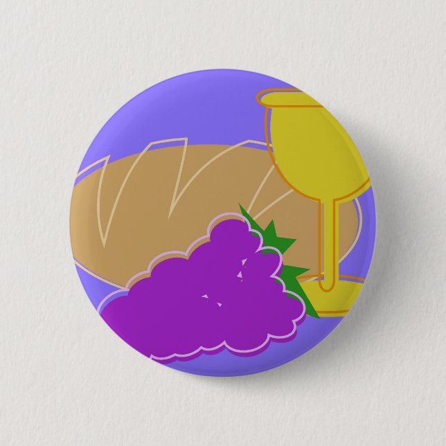 Badge Rond 5 Cm Sainte communion (Devant)