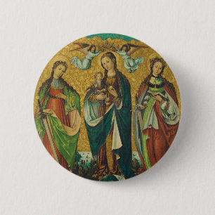 Badge Rond 5 Cm Sainte Perpétue et Félicité