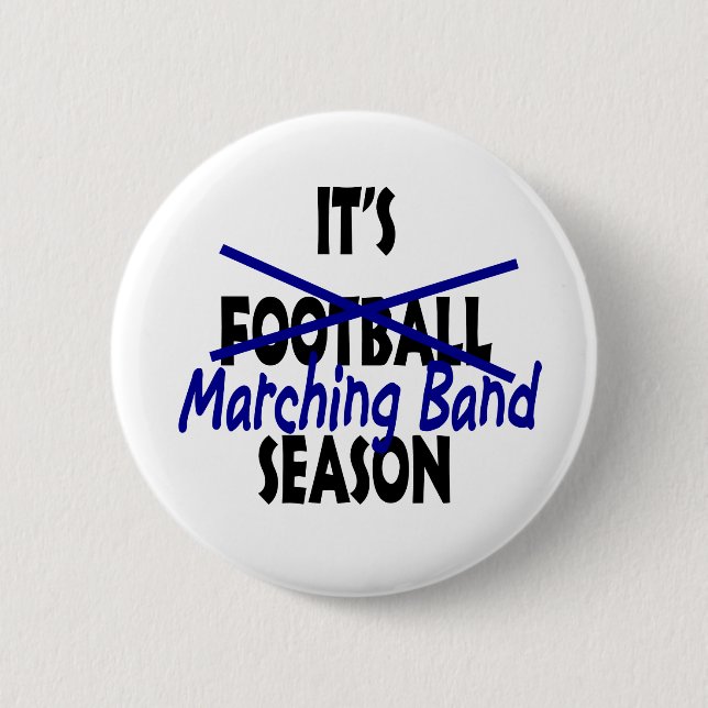 Badge Rond 5 Cm Saison de la bande de marquage (Devant)