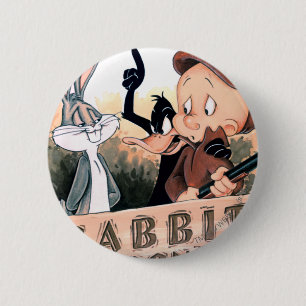 Badge Rond 5 Cm SAISON DE lapin LOONEY TUNES™