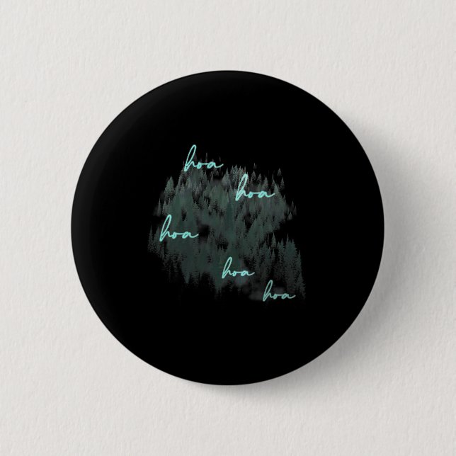 Badge Rond 5 Cm Saison Hoa Hoa Hoa Hoa (Devant)