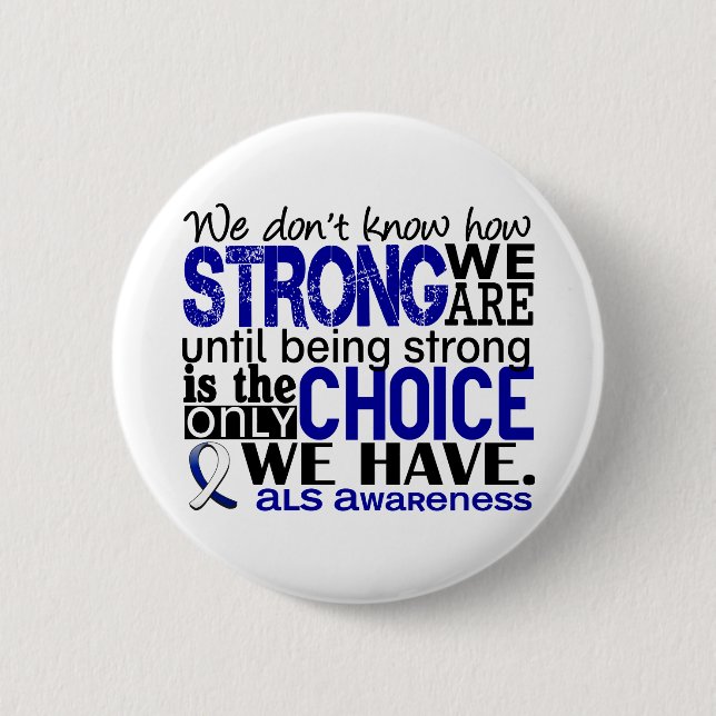 Badge Rond 5 Cm SAL comme nous forts sommes (Devant)