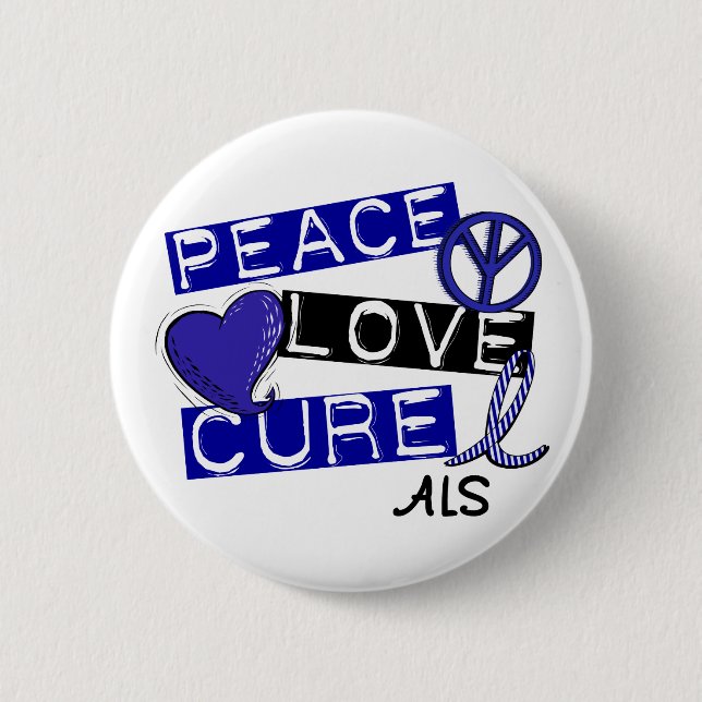 BADGE ROND 5 CM SAL DE TRAITEMENT D'AMOUR DE PAIX (Devant)