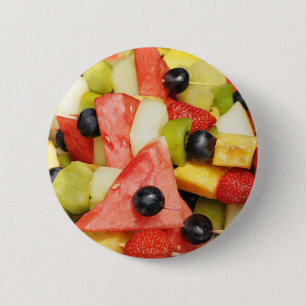 Badge Rond 5 Cm salade de fruits