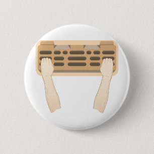 Badge Rond 5 Cm Salle d'Escalades en carton