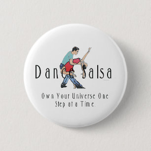 Badge Rond 5 Cm Salsa SUPÉRIEUR de danse