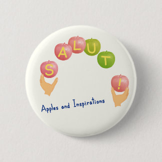 BADGE ROND 5 CM SALUT!