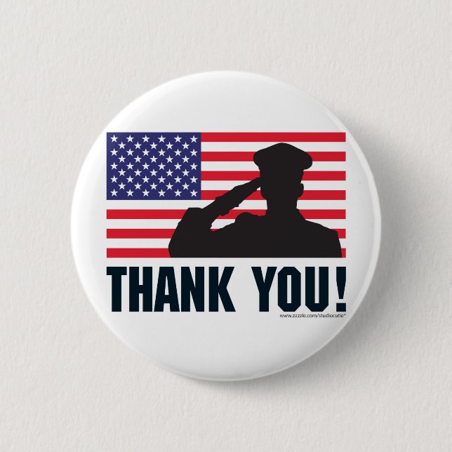 Badge Rond 5 Cm Salut (Devant)