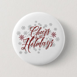 Badge Rond 5 Cm Salutations - Elégant bouton Festif
