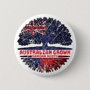 Badge Rond 5 Cm Samoa Australie Australie Australie Australie drap