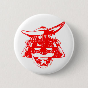 Badge Rond 5 Cm Samurai 侍