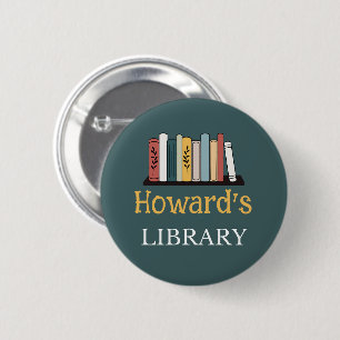Badge Rond 5 Cm S'AMUSER ! Bouton - Bibliothèque - Personnalisée -