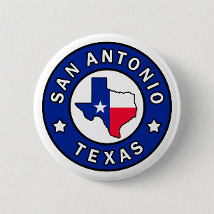 Badge Rond 5 Cm San Antonio Texas