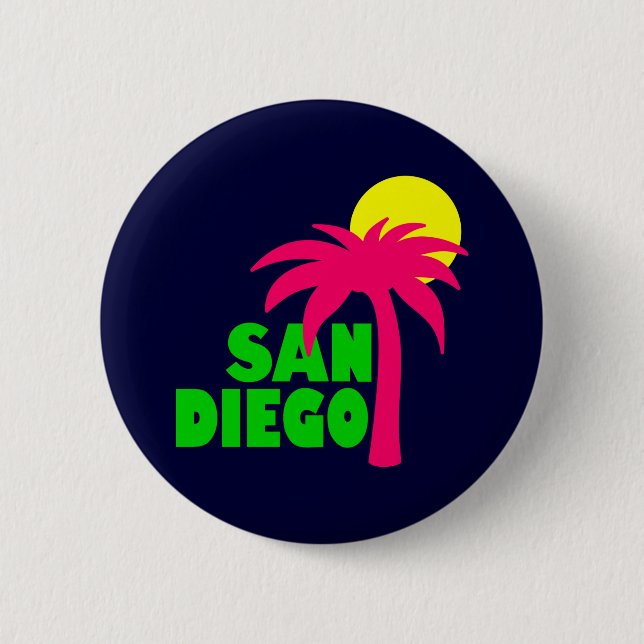 Badge Rond 5 Cm San Diego (Devant)