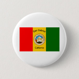 Badge Rond 5 Cm San Gabriel Californie