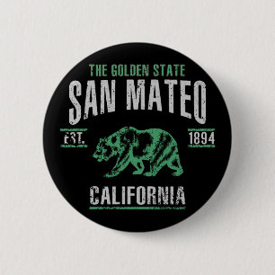 Badge Rond 5 Cm San Mateo