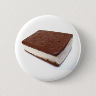 Badge Rond 5 Cm Sandwich à crème glacée