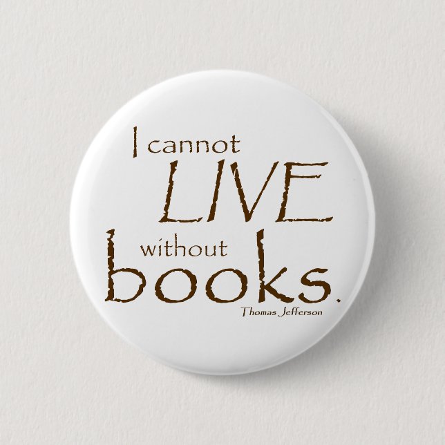 Badge Rond 5 Cm Sans livres (Devant)