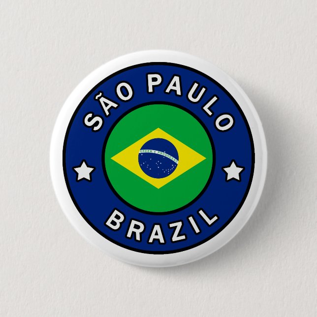 Badge Rond 5 Cm São Paulo Brésil (Devant)