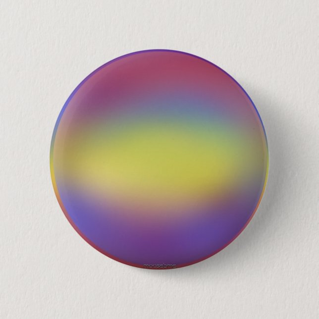Badge Rond 5 Cm Saphir de Sun (Devant)