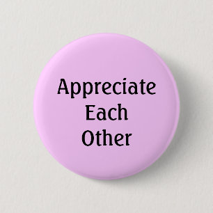 Badge Rond 5 Cm S'apprécier mutuellement
