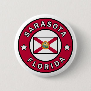 Badge Rond 5 Cm Sarasota Floride