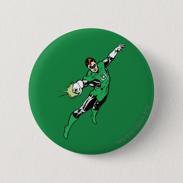 Badge Rond 5 Cm Saute-lanterne verte (Devant)