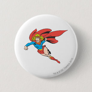 Badge Rond 5 Cm Sauts et poinçons de Supergirl