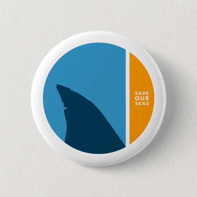 Badge Rond 5 Cm sauver nos cercles maritimes (Devant)