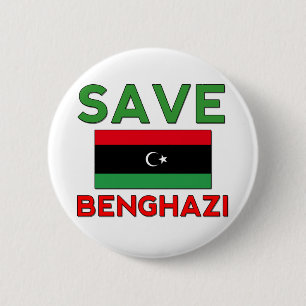 Badge Rond 5 Cm Sauvez Benghazi