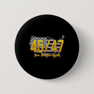 Badge Rond 5 Cm Sauvez l'Amérique à nouveau Trump 2024 Patriotic A