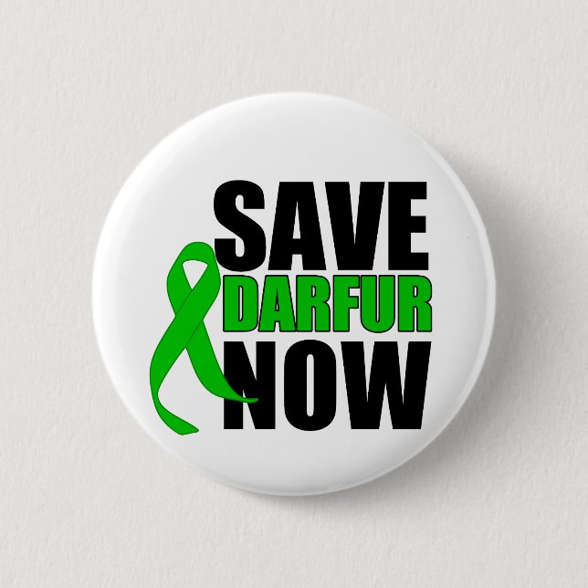 Badge Rond 5 Cm Sauvez le Darfour maintenant (Devant)