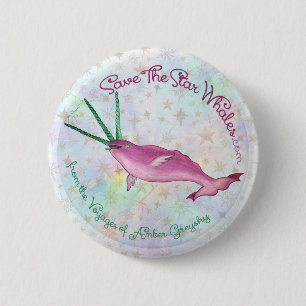 Badge Rond 5 Cm Sauvez le Starwhals