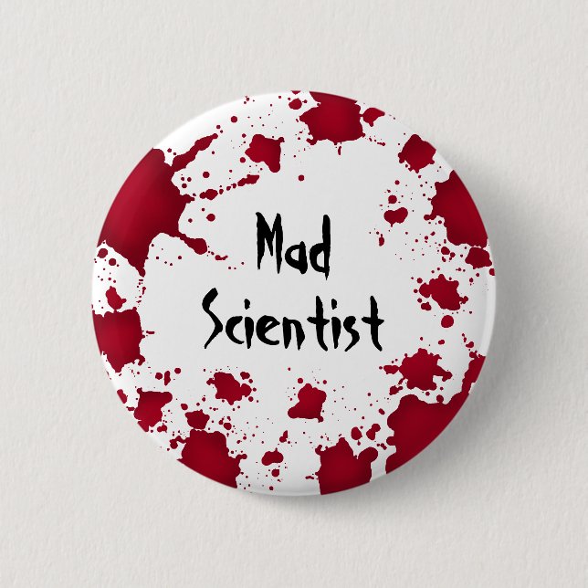 Badge Rond 5 Cm Savant d'Halloween (Devant)