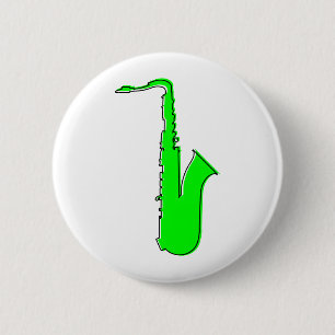 Badge Rond 5 Cm saxophone oddRex