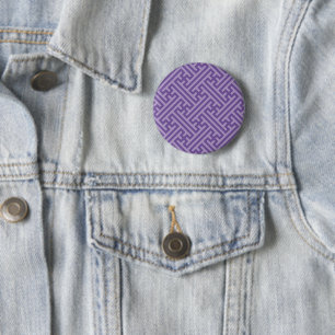 Badge Rond 5 Cm Sayagata motif, japonais, violet et rose