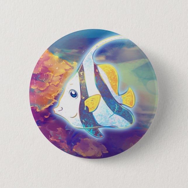 Badge Rond 5 Cm Scalaire mignon (Devant)