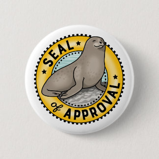 Badge Rond 5 Cm Sceau d'approbation