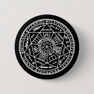 BADGE ROND 5 CM SCEAU DES SEPT ARCHANGES