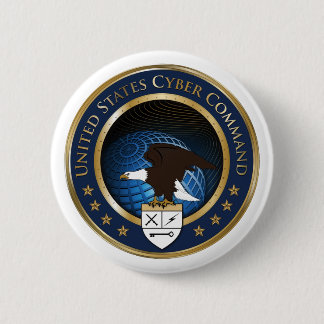 Badge Rond 5 Cm Sceau du cyber-commandement américain