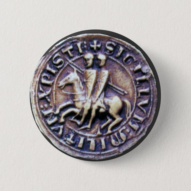 BADGE ROND 5 CM SCEAU DU MODÈLE DES CHEVALIERS (Devant)