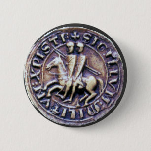 BADGE ROND 5 CM SCEAU DU MODÈLE DES CHEVALIERS